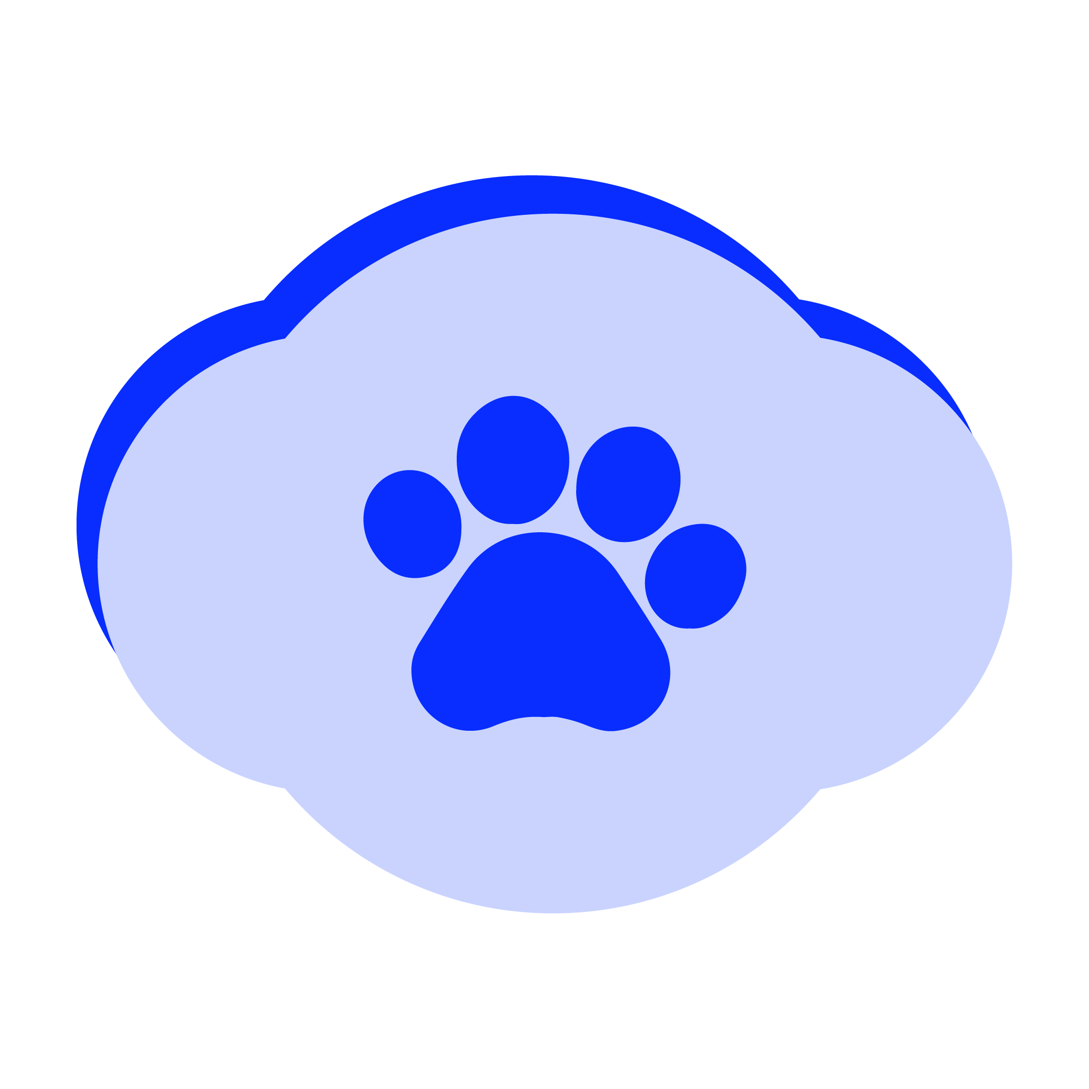 MyPetParlor App logo for dark mode
